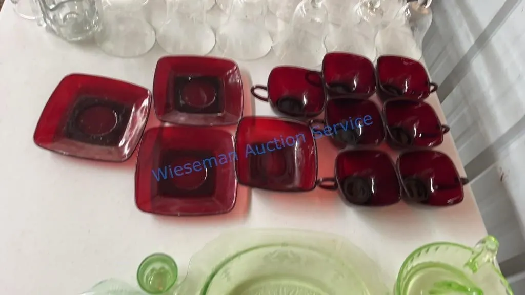 RUBY GLASSWARE