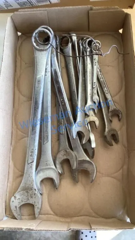 COMBINATION WRENCHES - SOME LARGE