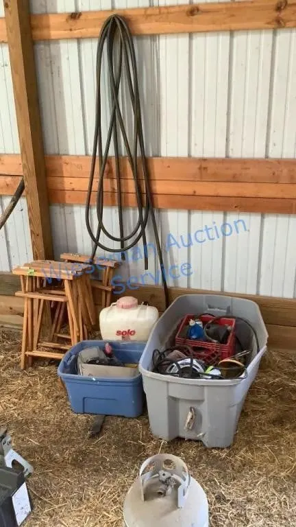ELECTRIC TOOLS, SPRAYER, OIL, HOSE, MISC