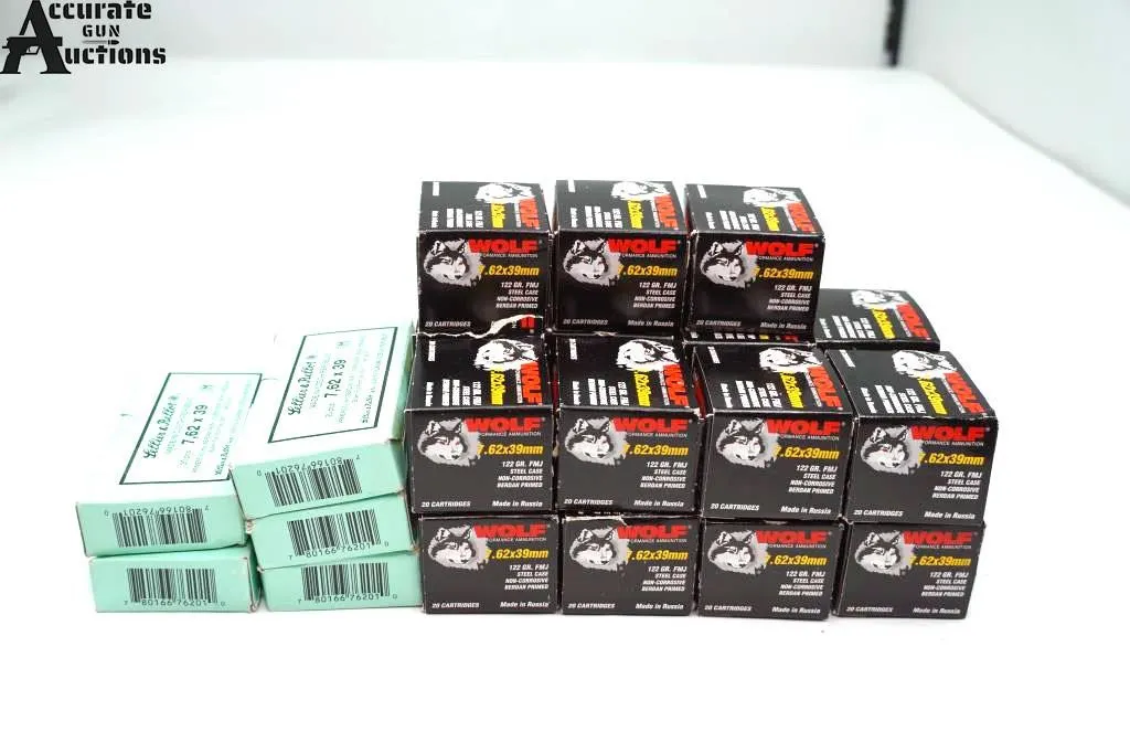 Wolf/ Sellier & Bellot 480 Rounds Mixed 7.62x39MM