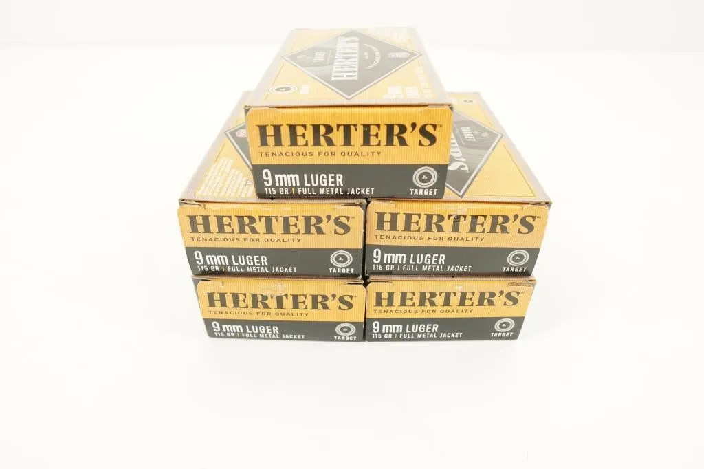 Herter's 250 Rounds Target 9mm
