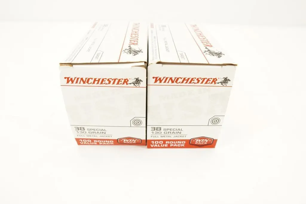 Winchester 200 Rounds .38 SPL