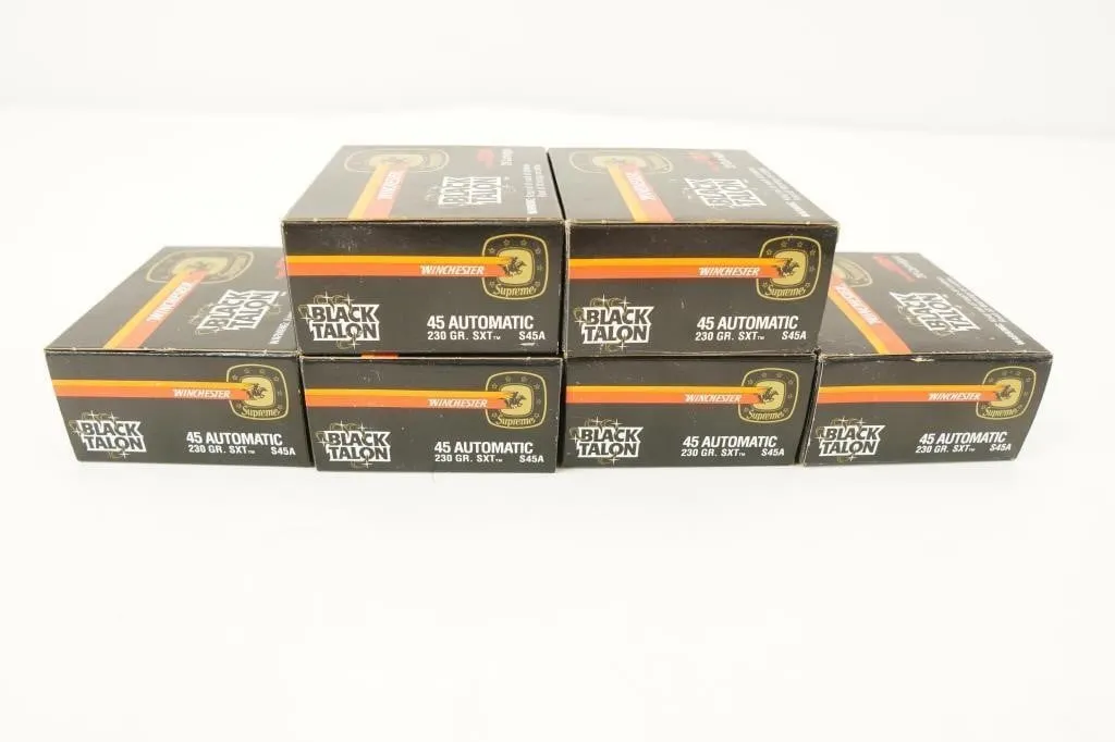 Winchester 120 Rounds Black Talon .45 ACP