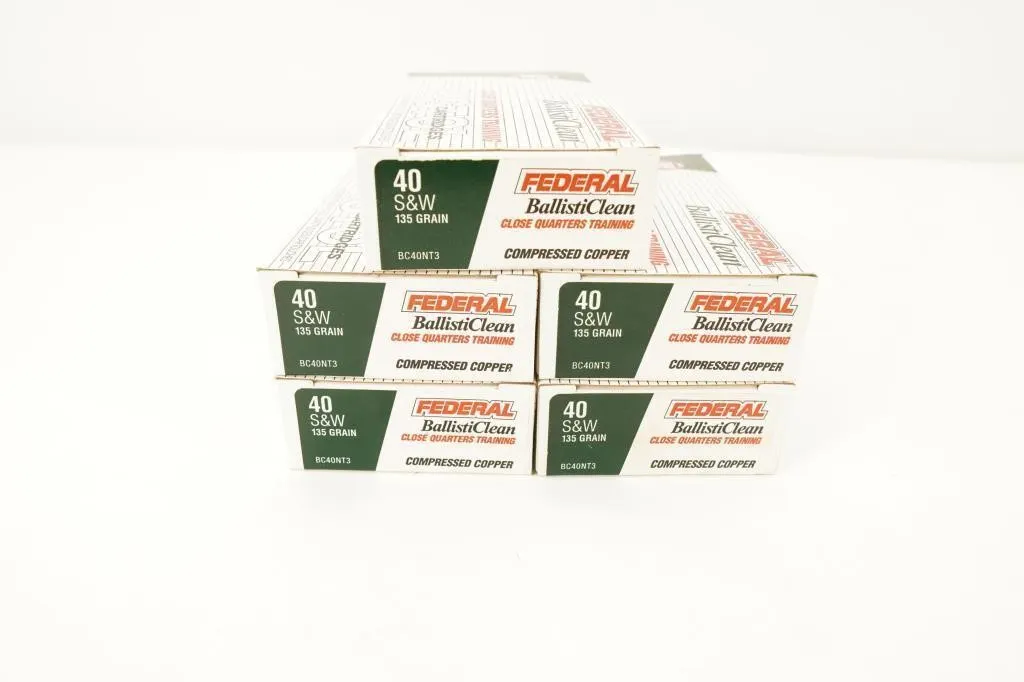 Federal 250 Rounds .40 S&W