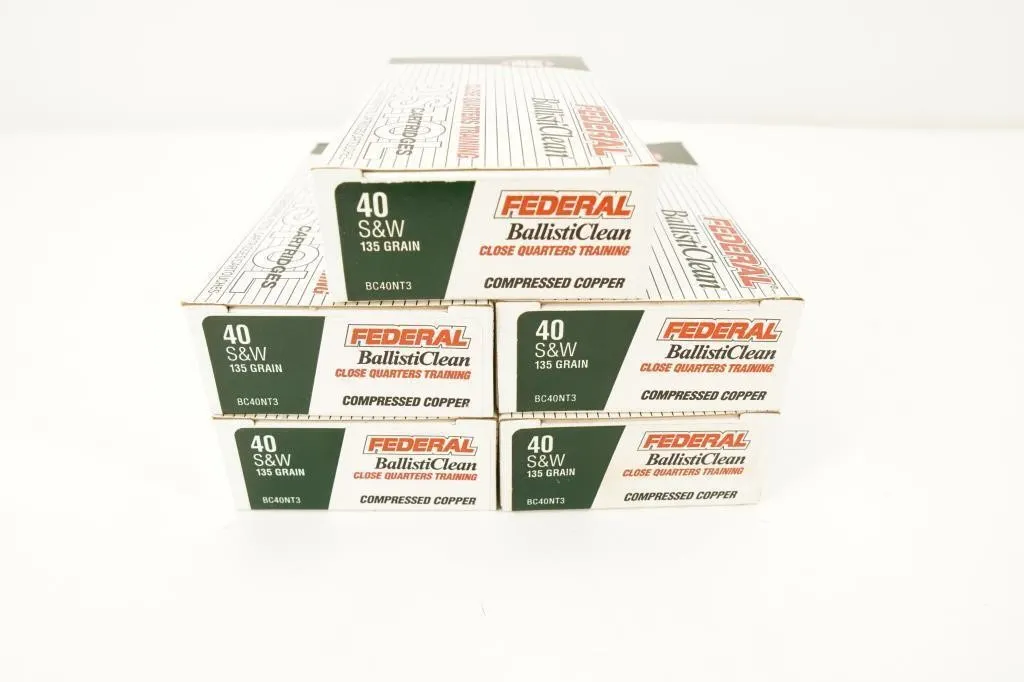 Federal 250 Rounds .40 S&W