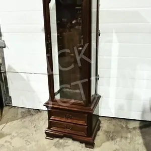 Gibbard solid mahogany lighted display cabinet