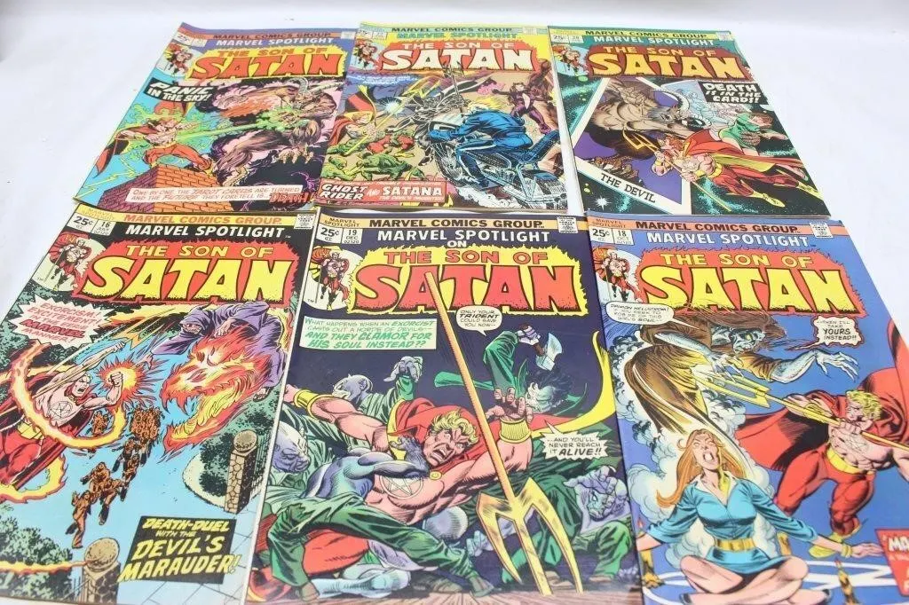 Marvel Spotlight Son of Satan Comics & Hockey