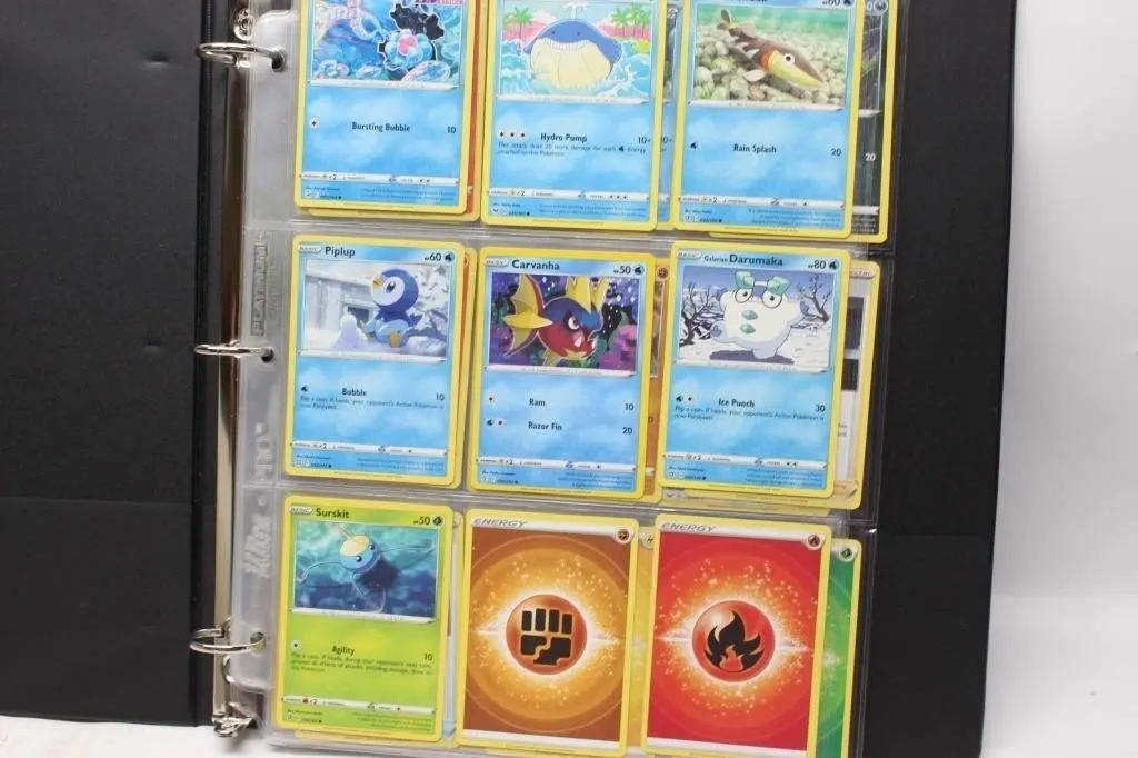 Pokémon TCG Card Collection in Binder