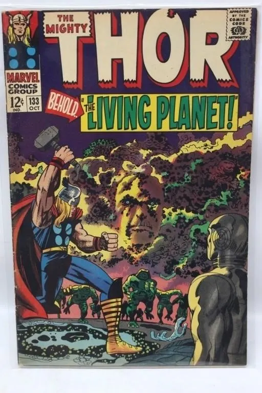 Mighty Thor #133 The Living Planet Marvel Comic