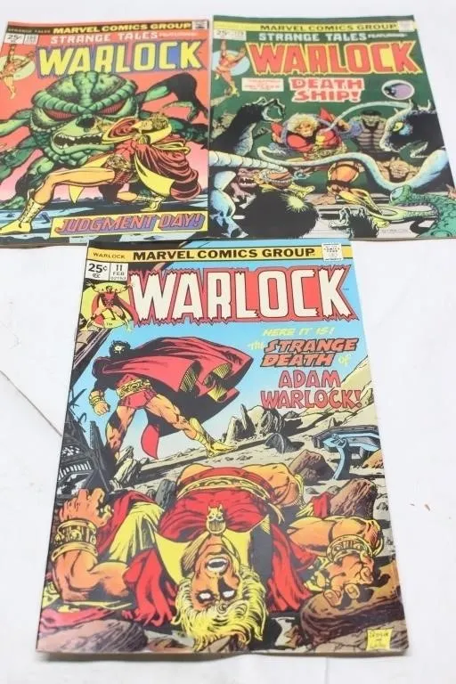 Warlock & Strange Tales Warlock Comics Lot (4)