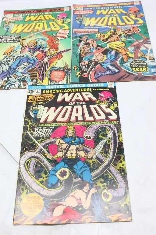 Amazing Adventures War of the Worlds Comics