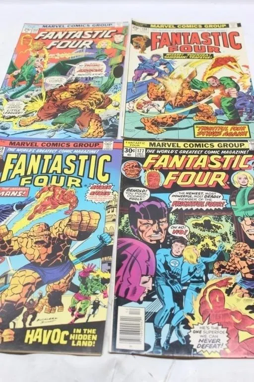 Fantastic Four Comic Lot (#148, 159, 160, 177)