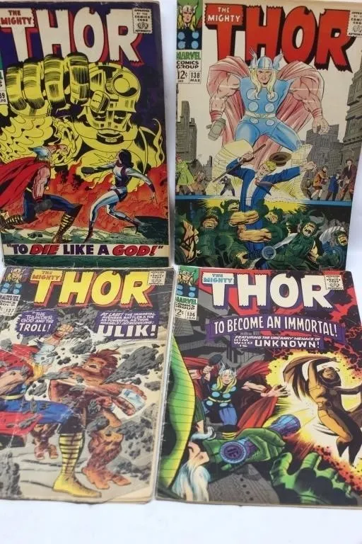 Mighty Thor Comics #136-139 (4)