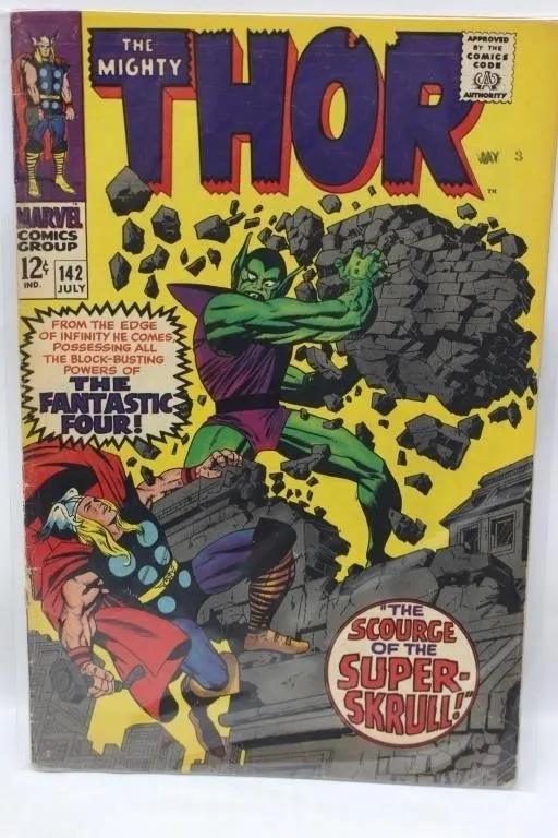 Marvel Thor #142 (July 1966) comic book