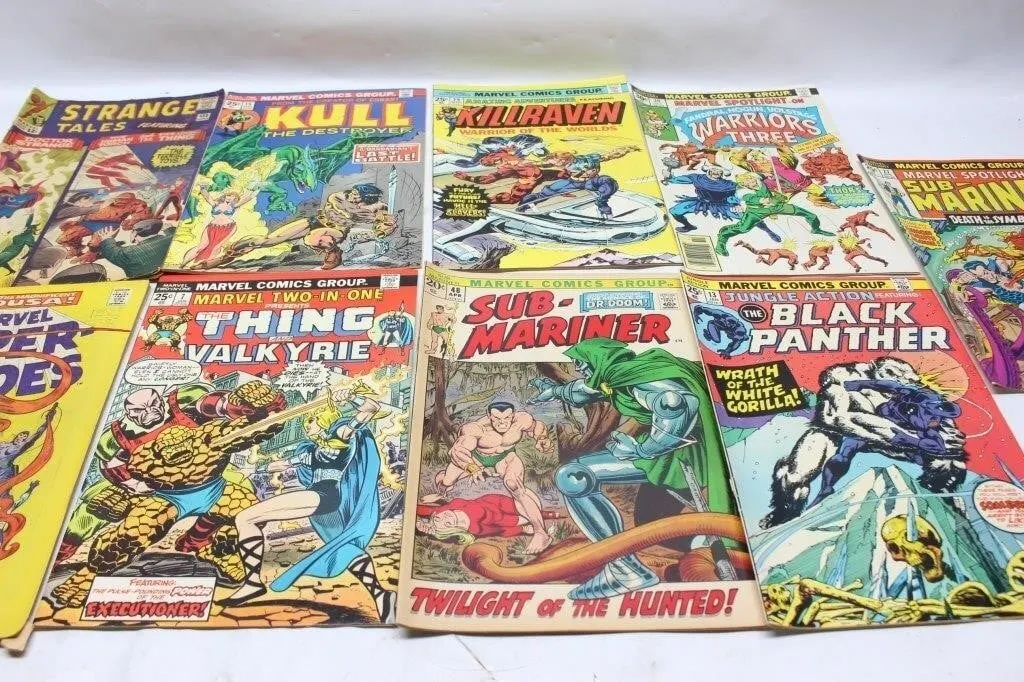 Vintage Marvel Comics Lot: Bronze Age Titles