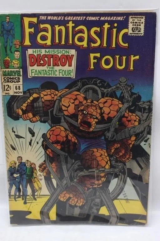 Fantastic Four #68 Marvel Comics (Nov, Silver Age)