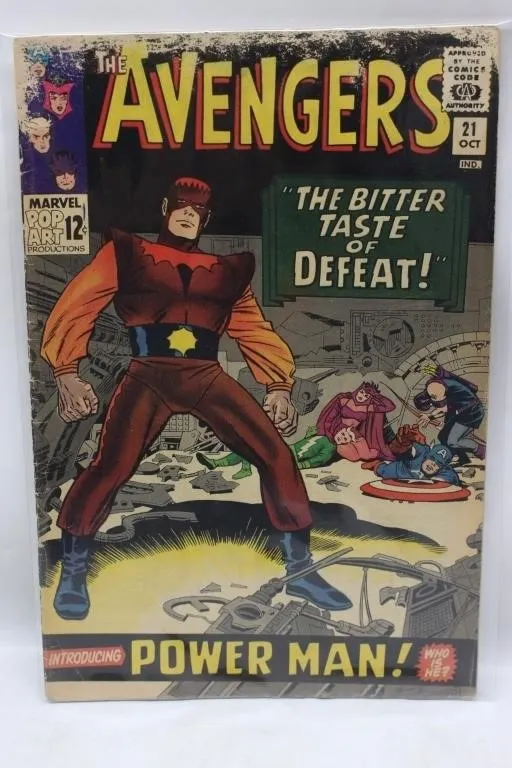 Avengers #21 Comic Book - Introducing Power Man
