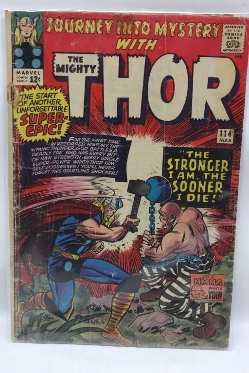 Journey Into Mystery Thor #114 Comic