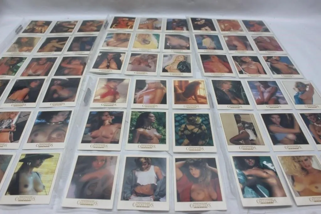 Penthouse Collector Series trading cards, lot