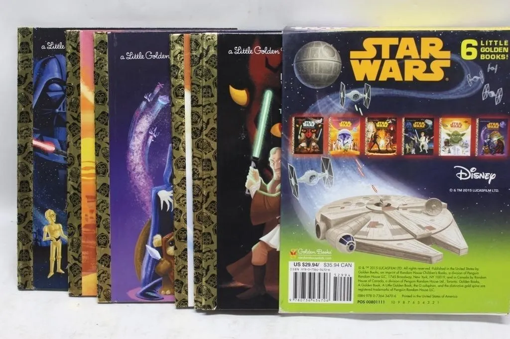 Star Wars Little Golden Books Set