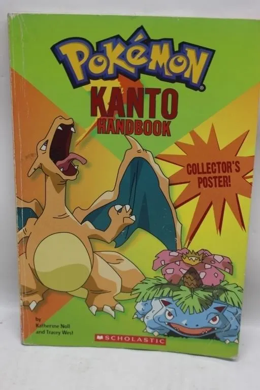 Pokemon Kanto Handbook Scholastic Book