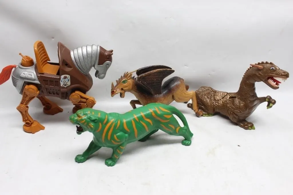 MOTU-Style Horse Vehicle, Dragon, Winged Beast,