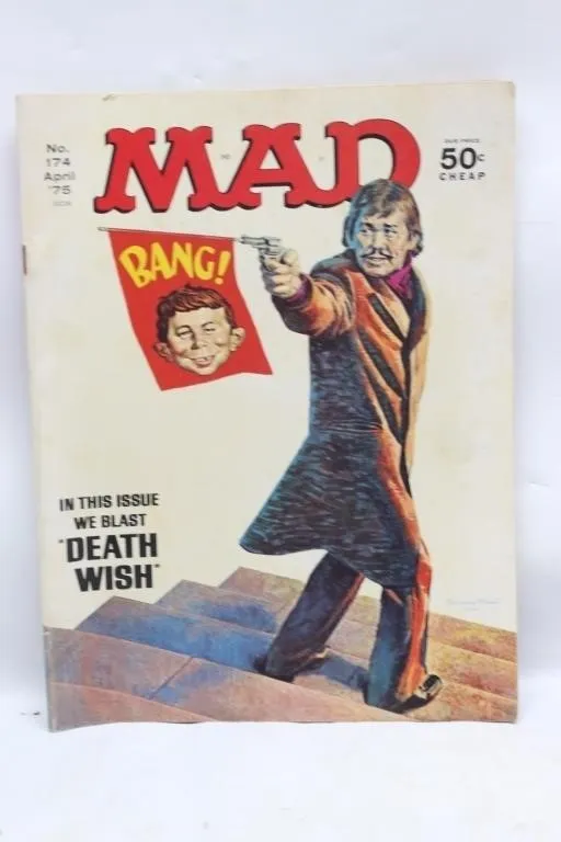 Mad Magazine No. 174, April 1975 'Death Wish'