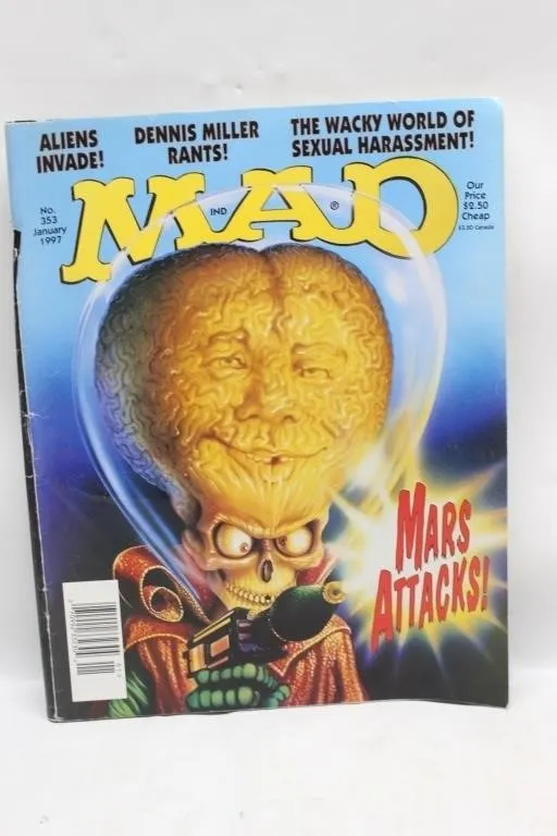 MAD Magazine No. 353, January 1997 - Mars Attacks