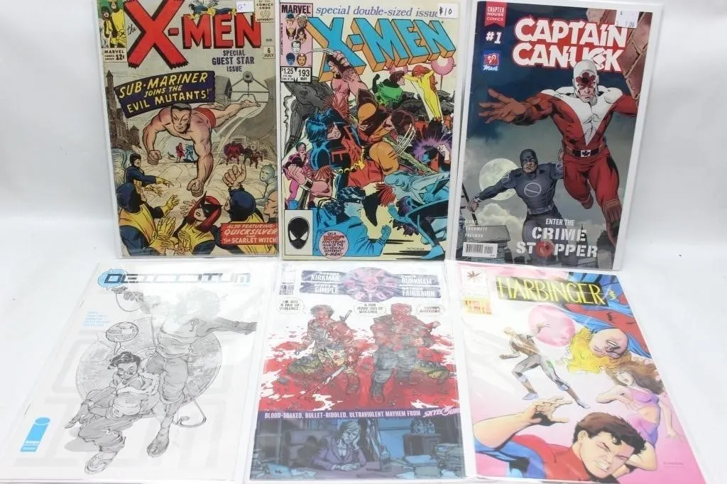 Comic Book Lot: X-Men, Captain Canuck, Harbinger +