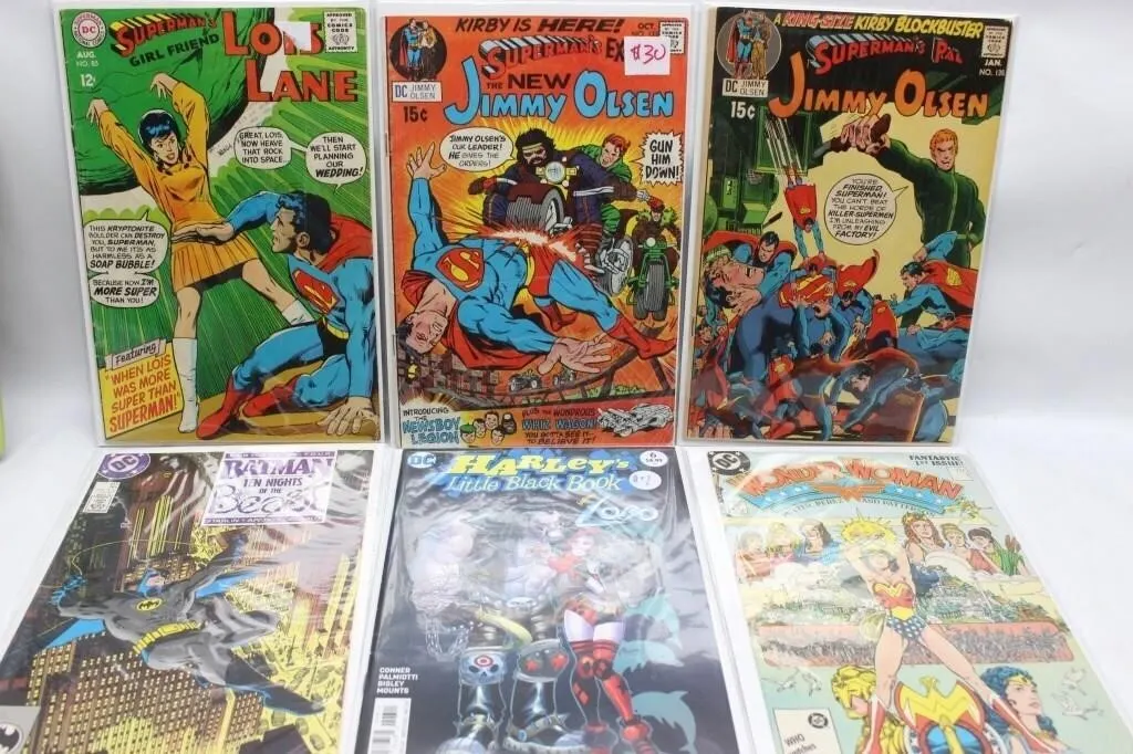 DC Comics Lot: Superman, Batman, Wonder Woman