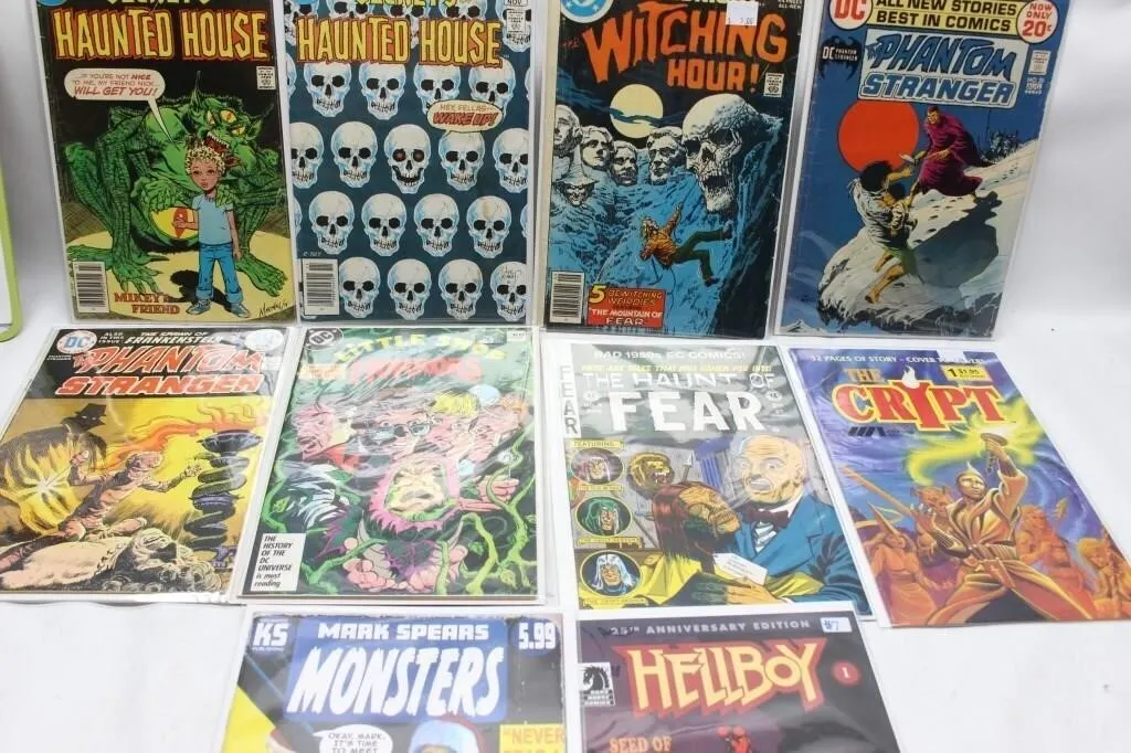 Horror Comics Lot: Hellboy, Fear, Phantom Stranger