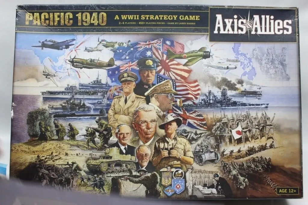 Axis & Allies Pacific 1940 WWII Strategy Board