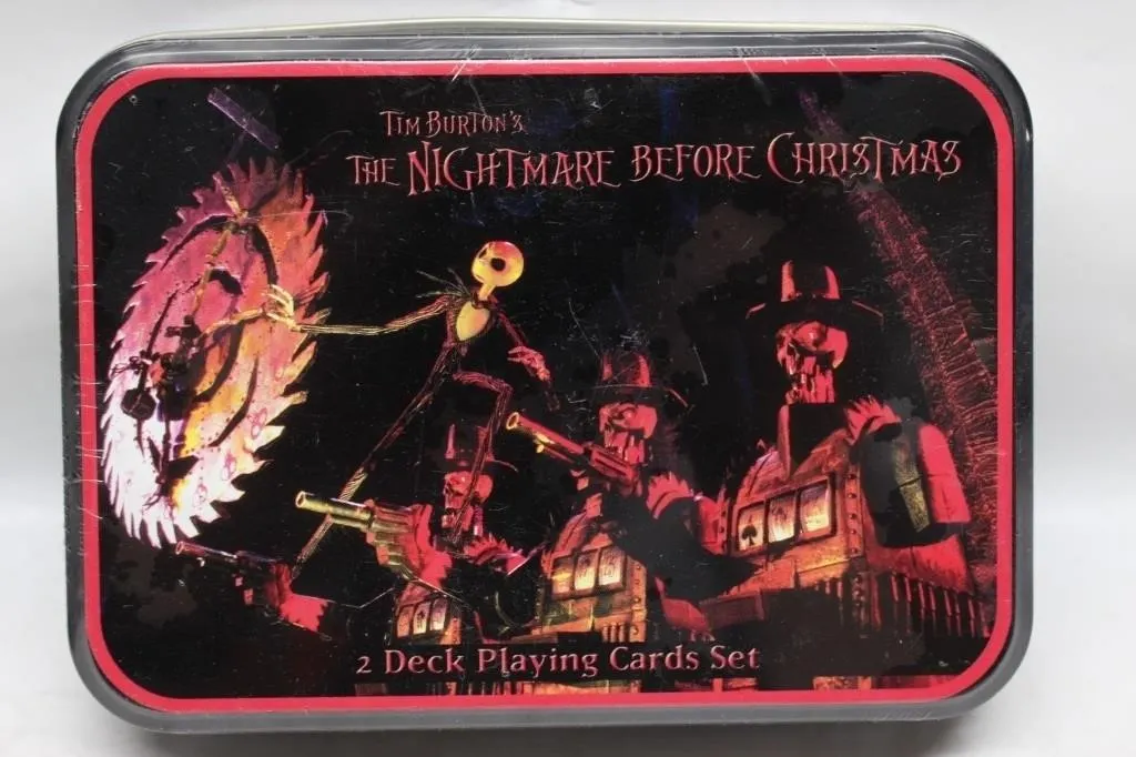 Nightmare Before Christmas 2-Deck Playing Cards