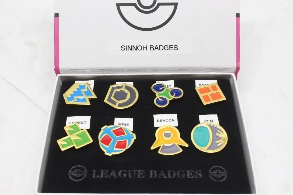 Sinnoh League Gym Badges Pin Set (8)