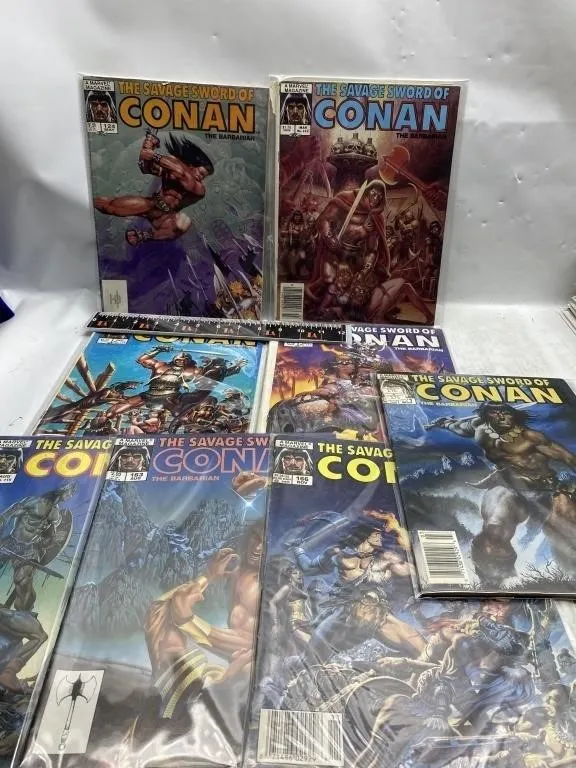 Savage Sword of Conan Magazine Lot (8 Issues)