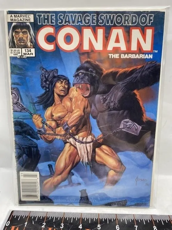 Savage Sword of Conan #134 Marvel Magazine