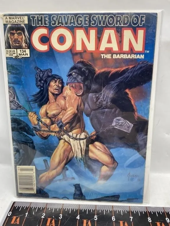 Savage Sword of Conan #134 Marvel Magazine