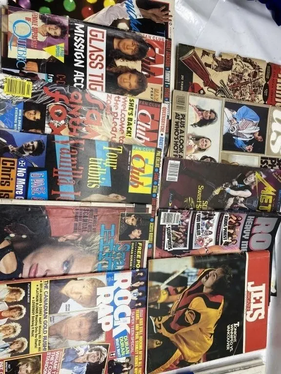 Vintage Rock Music Magazine Lot