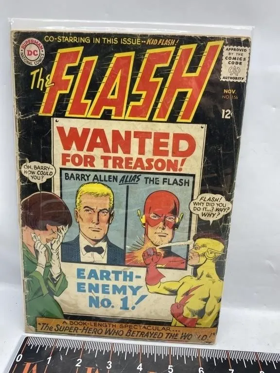 The Flash #156 comic book (Nov, DC)