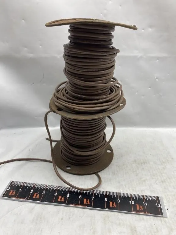 Spool of Brown Wire
