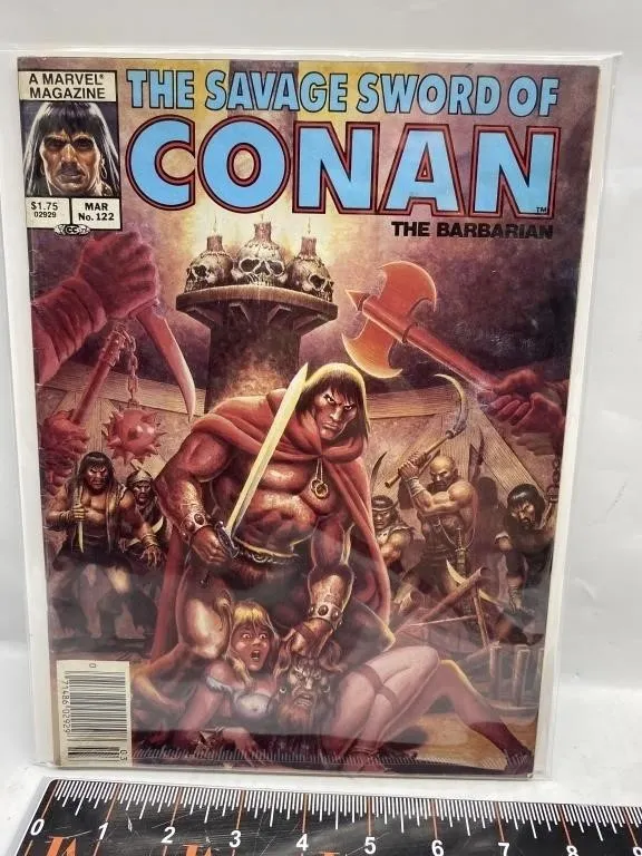 Savage Sword of Conan #122 Marvel Magazine