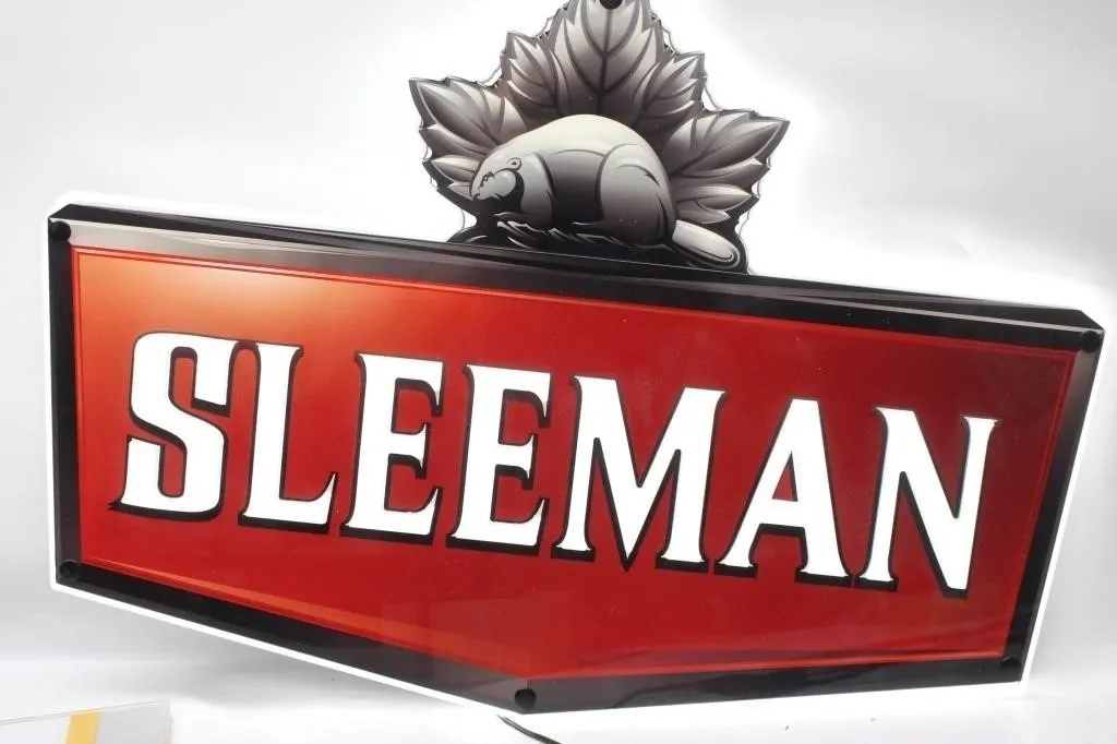 Sleeman Beer Lighted Bar Sign