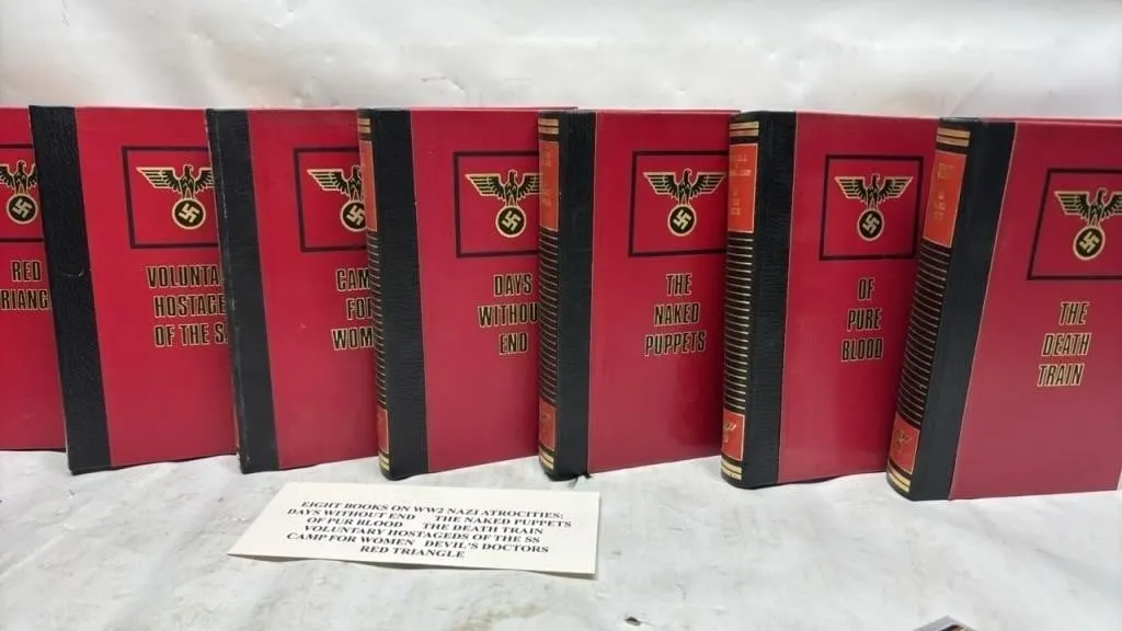 8 Books WWII German Atrocities Book set