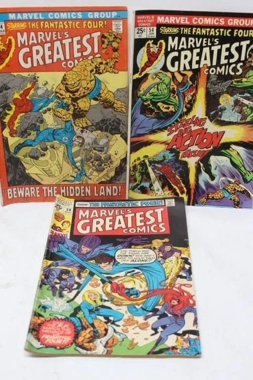 Marvel's Greatest Comics Fantastic Four Lot (3