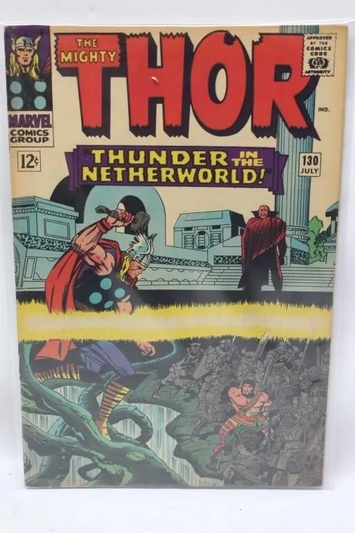Marvel Thor #130 Comic Book - Thunder in the