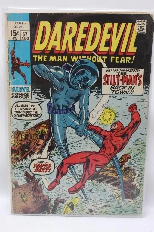 Daredevil #67 Marvel Comics Stilt-Man Issue