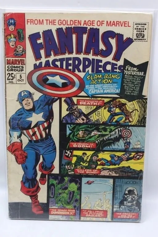 Fantasy Masterpieces #5 Comic - Captain America