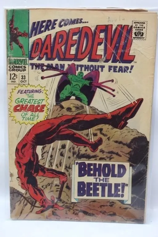 Daredevil #33 'Behold the Beetle!' Marvel Comic