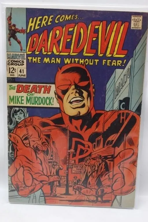 Daredevil #41 (Marvel, 1968) The Death of Mike