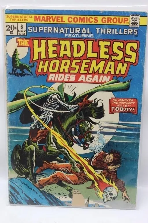 Supernatural Thrillers #6 Headless Horseman Marvel